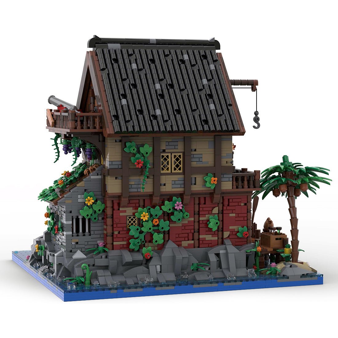 MOC - 128398 Pirate Van Dyke's Island （Compact Version） - LesDiy - Klemmbausteine