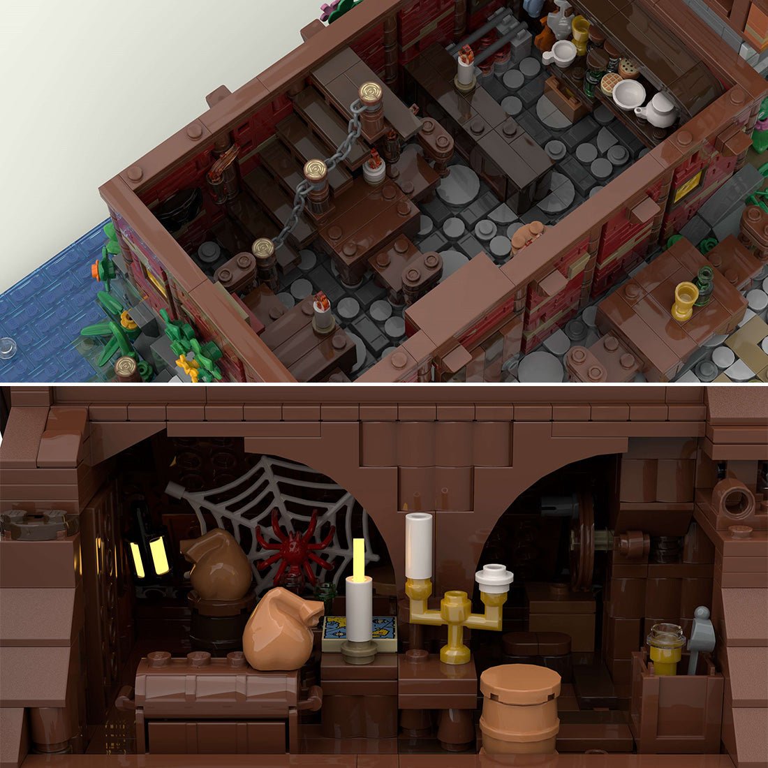 MOC - 128398 Pirate Van Dyke's Island （Compact Version） - LesDiy - Klemmbausteine