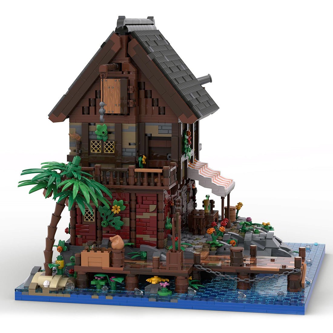 MOC - 128398 Pirate Van Dyke's Island （Compact Version） - LesDiy - Klemmbausteine