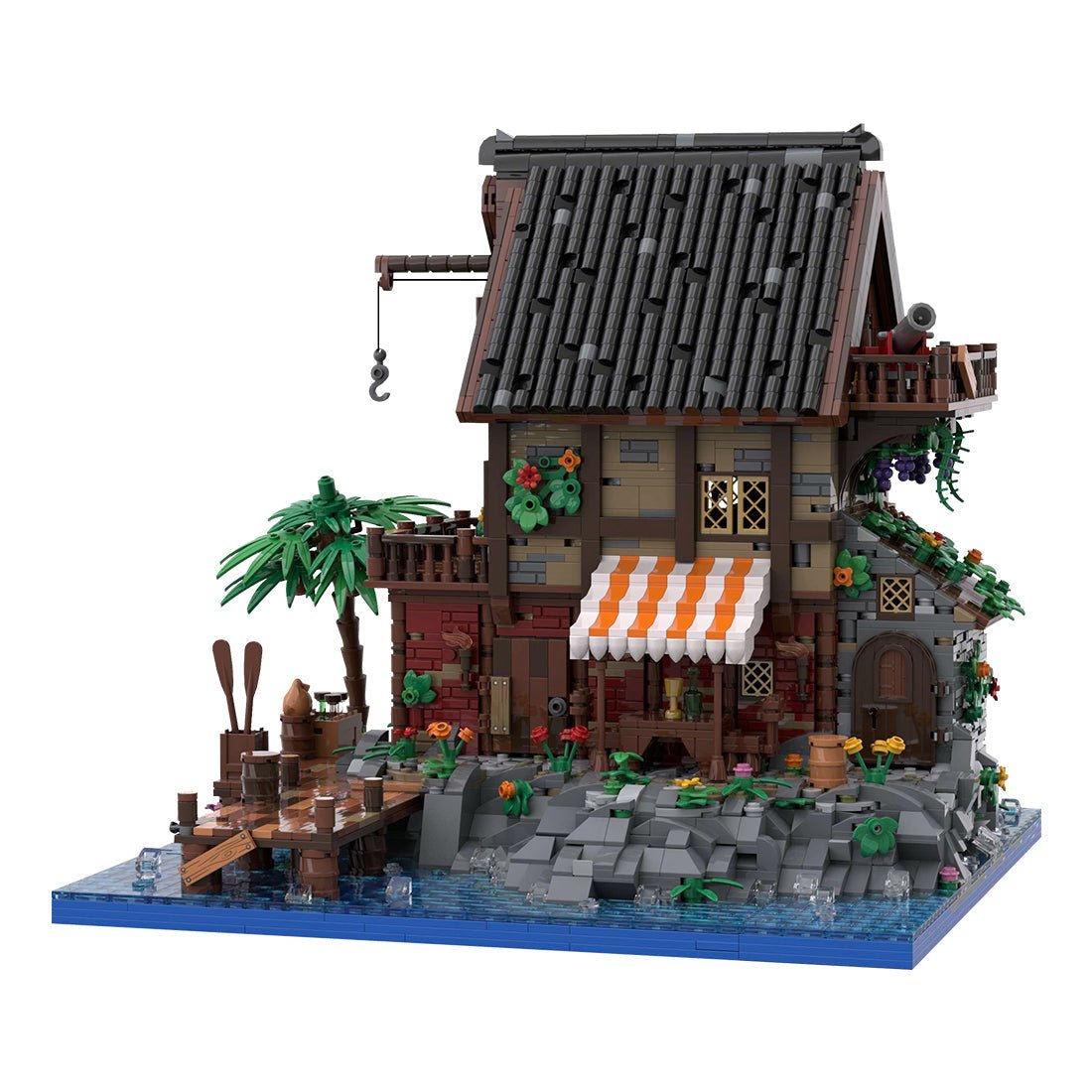 MOC - 128398 Pirate Van Dyke's Island （Compact Version） - LesDiy - Klemmbausteine