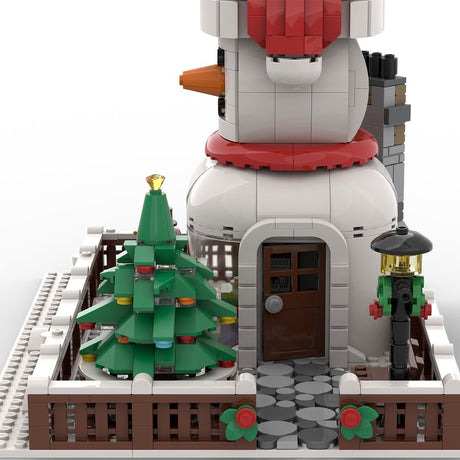 MOC - 128658 Snowman Hut Klemmbausteine - LesDiy - Klemmbausteine