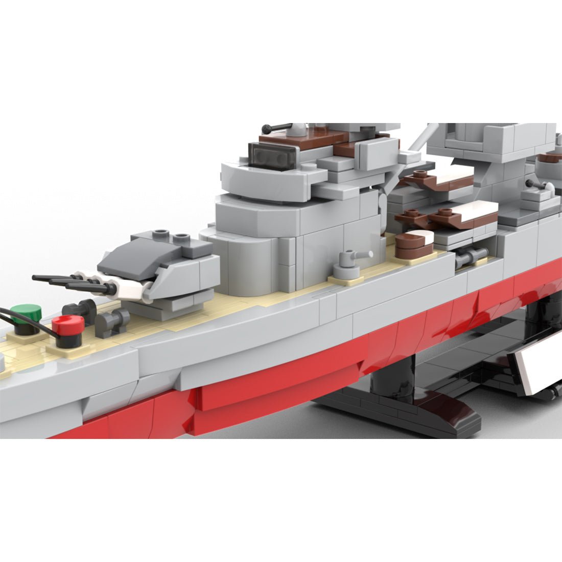 MOC 1/300 Leipzig - Klasse - Leichter Kreuzer im Maßstab Nürnberg - LesDiy - Klemmbausteine