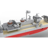 MOC 1/300 Leipzig - Klasse - Leichter Kreuzer im Maßstab Nürnberg - LesDiy - Klemmbausteine