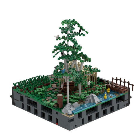 MOC - 131114 A4 – Landschaft mit Feldern und Bäumen Klemmbausteine - LesDiy - Klemmbausteine