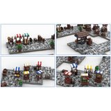 MOC - 131233 H07 Markt und Höfe mit Brunnen Klemmbausteine - LesDiy - Klemmbausteine