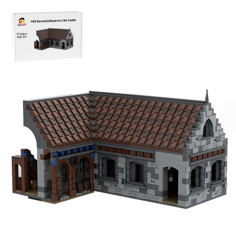 MOC - 131235 H09 Kaserne/Kaserna 1 Klemmbausteine - LesDiy - Klemmbausteine