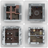 MOC - 131250 H15 Großer vorderer Turm Klemmbausteine - LesDiy - Klemmbausteine