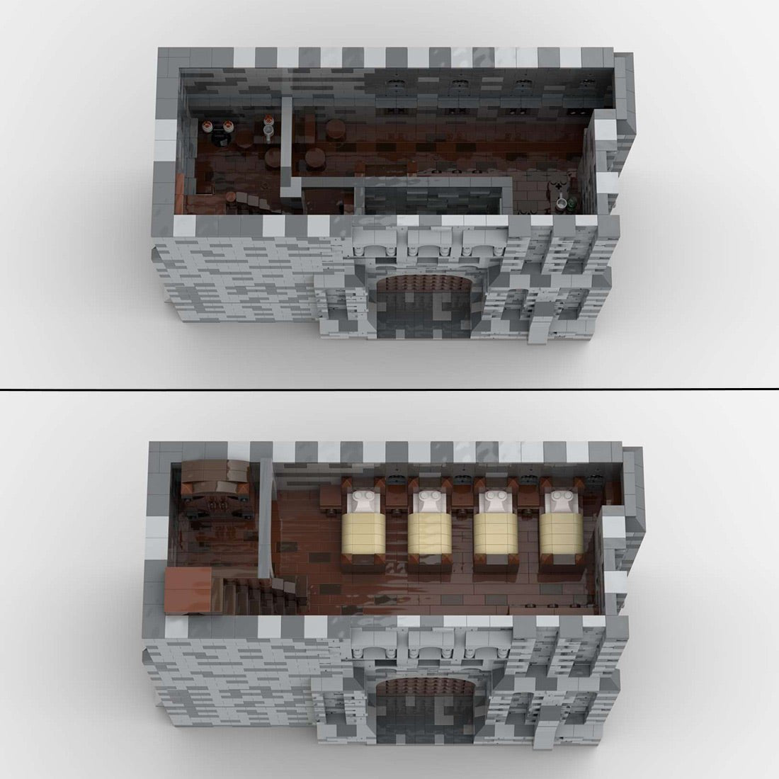 MOC - 131251 H16 Palace Gatehouse Klemmbausteine - LesDiy - Klemmbausteine