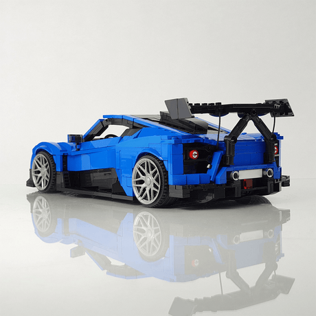 MOC - 131257 Zenvo TSR - S Klemmbausteine(Blue) - LesDiy - Klemmbausteine