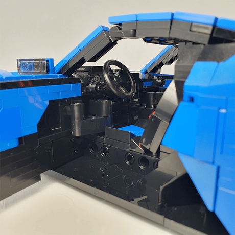 MOC - 131257 Zenvo TSR - S Klemmbausteine(Blue) - LesDiy - Klemmbausteine