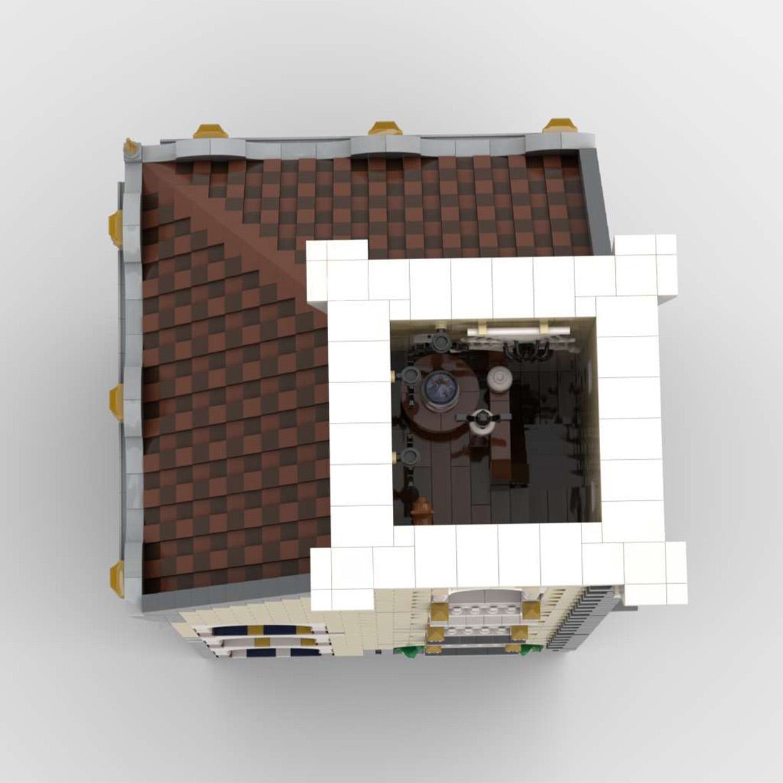 MOC - 131259 H18 Palastturm Klemmbausteine - LesDiy - Klemmbausteine