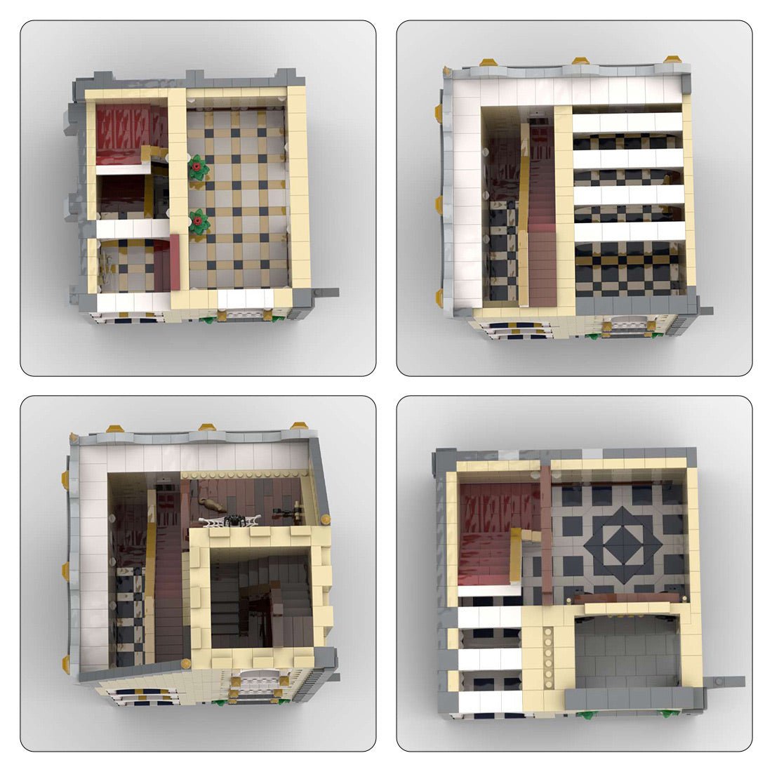 MOC - 131259 H18 Palastturm Klemmbausteine - LesDiy - Klemmbausteine