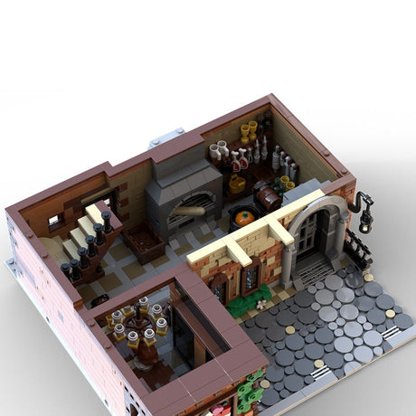 MOC - 131698 Balkon der europäischen Stadt Julia - LesDiy - Klemmbausteine