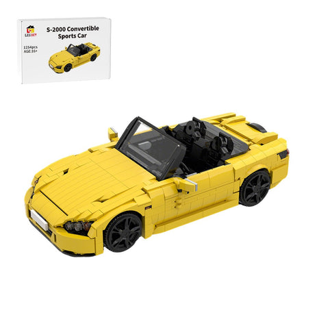 MOC - 132172 1/14 Scale S - 2000 Convertible Sports Car Klemmbausteinea - LesDiy - Klemmbausteine