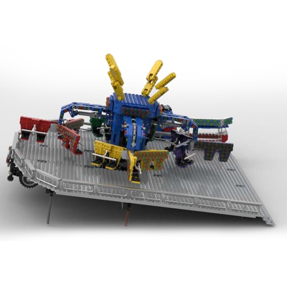 MOC - 132481 Extreme Orbiter Fairground Ride Klemmbausteine - LesDiy - Klemmbausteine