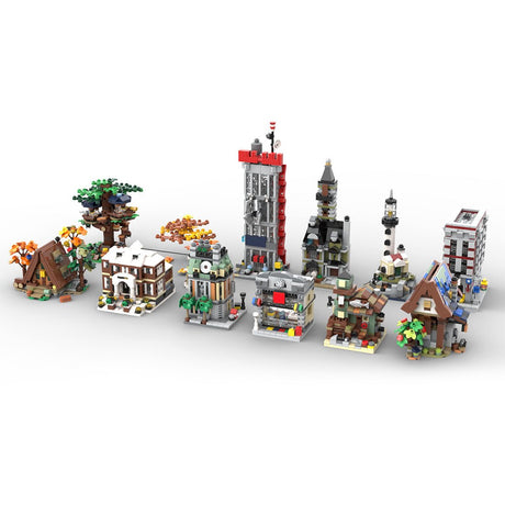MOC - 133232 Mini Modulars - The "Others" Collection Klemmbausteine - LesDiy - Klemmbausteine