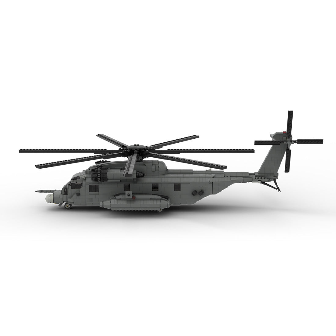 MOC - 134252 Sikorsky MH - 53 Pave Low | 1/35 Scale Klemmbausteine - LesDiy - Klemmbausteine