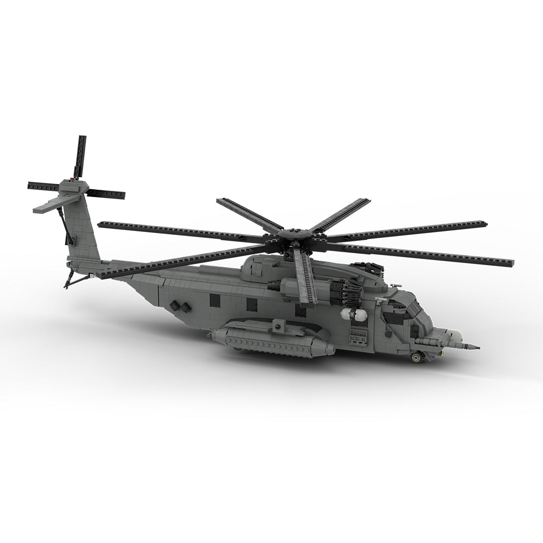 MOC - 134252 Sikorsky MH - 53 Pave Low | 1/35 Scale Klemmbausteine - LesDiy - Klemmbausteine
