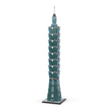 MOC - 136995 1:800 Scale Taipei 101 Klemmbausteine - LesDiy - Klemmbausteine