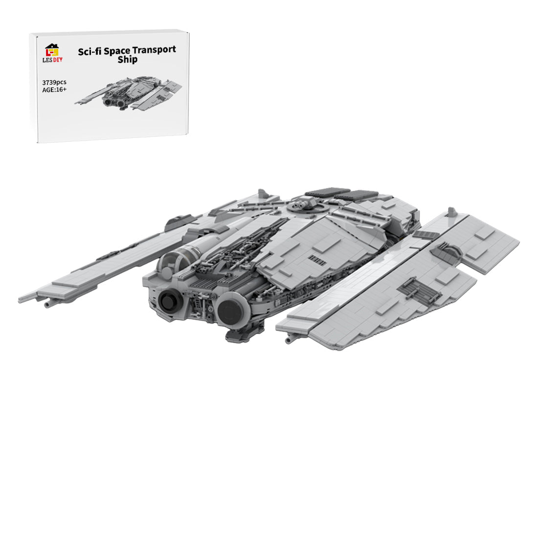 MOC - 137520 FONDOR HAULCRAFT UCS Klemmbausteine - LesDiy - Klemmbausteine