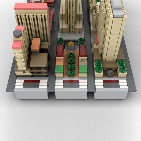 MOC - 138111 1/2000 Scale Rockefeller Center - NYC Klemmbausteine - LesDiy - Klemmbausteine