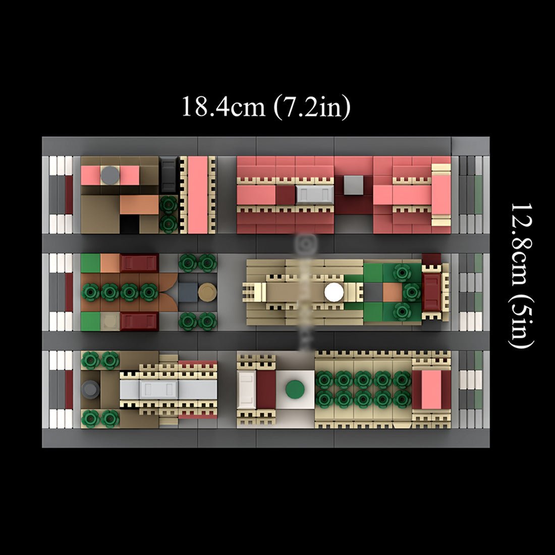 MOC - 138111 1/2000 Scale Rockefeller Center - NYC Klemmbausteine - LesDiy - Klemmbausteine