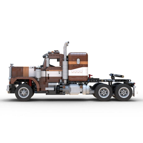 MOC - 138202 Peterbilt 359 Semi Truck Klemmbausteine - LesDiy - Klemmbausteine