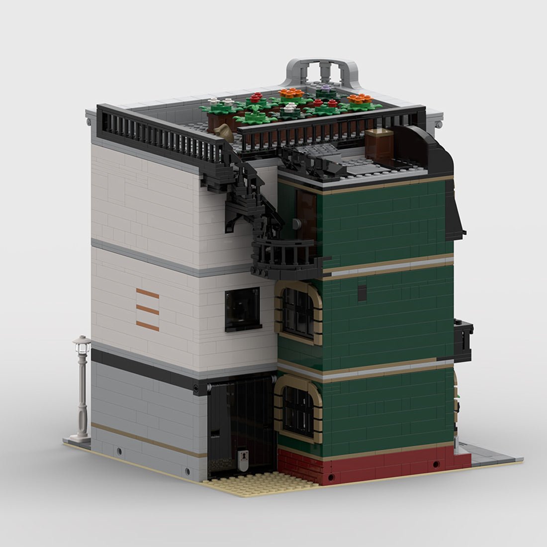 MOC - 139508 Modular Car Showroom Klemmbausteine - LesDiy - Klemmbausteine