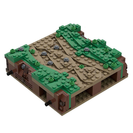 MOC - 139859 Roman Field Camp Path with Ending Ditch Klemmbausteine - LesDiy - Klemmbausteine