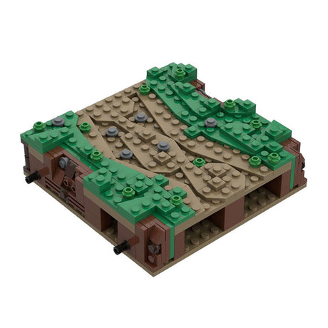 MOC - 139859 Roman Field Camp Path with Ending Ditch Klemmbausteine - LesDiy - Klemmbausteine