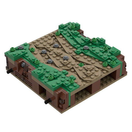 MOC - 139859 Roman Field Camp Path with Ending Ditch Klemmbausteine - LesDiy - Klemmbausteine