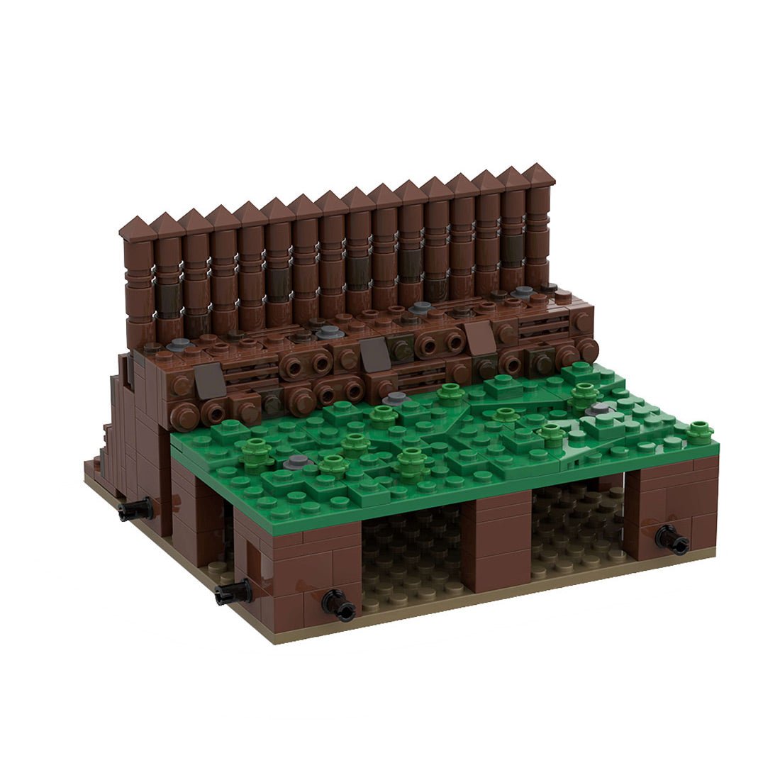 MOC - 139859 Roman Field Camp Straight Palisade Klemmbausteine - LesDiy - Klemmbausteine