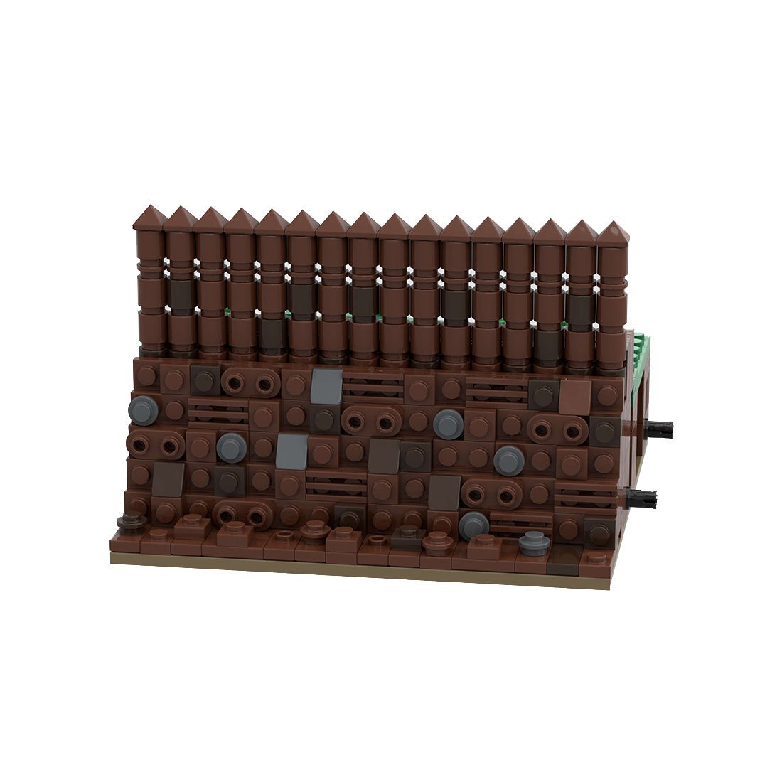 MOC - 139859 Roman Field Camp Straight Palisade Klemmbausteine - LesDiy - Klemmbausteine