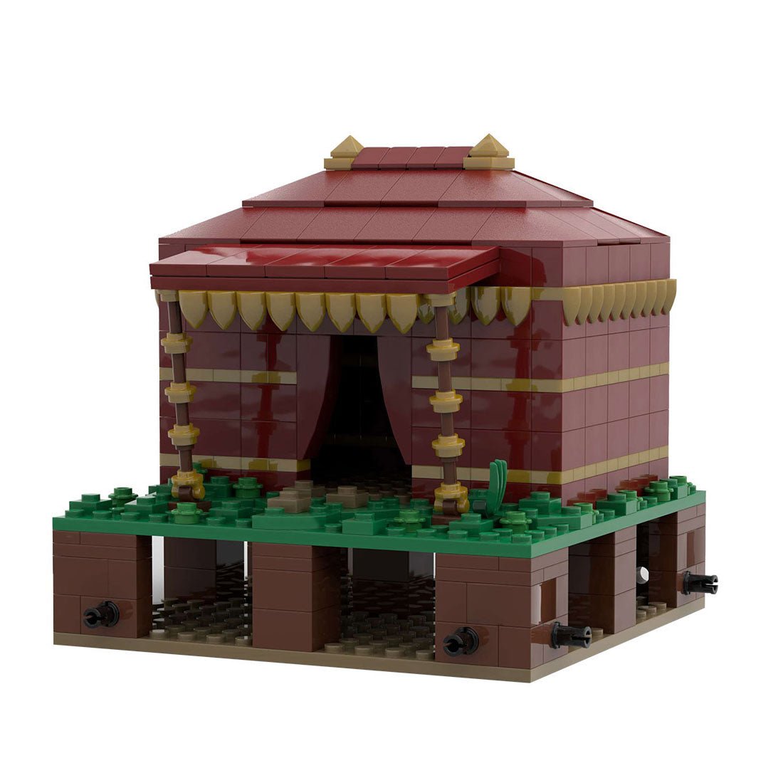 MOC-139859 Roman Field Camp Tent for Commander Klemmbausteine