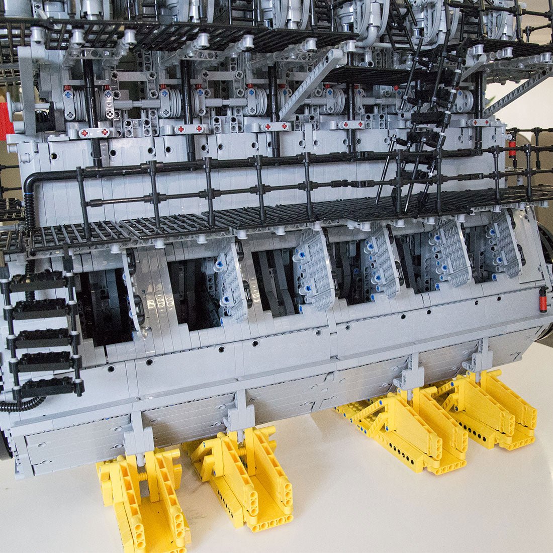 MOC - 141278 2 - Stroke Marine Diesel Engine Klemmbausteine - LesDiy - Klemmbausteine