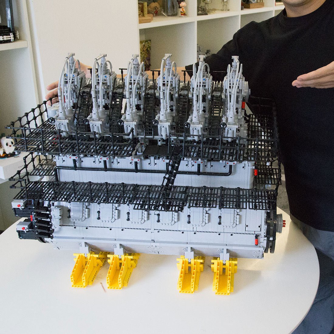 MOC - 141278 2 - Stroke Marine Diesel Engine Klemmbausteine - LesDiy - Klemmbausteine