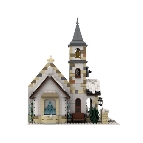 MOC - 147549 Winter Country Church für die Geburtskirche - LesDiy - Klemmbausteine
