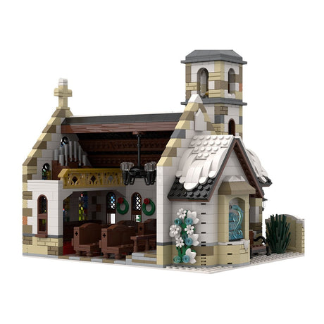 MOC - 147549 Winter Country Church für die Geburtskirche - LesDiy - Klemmbausteine