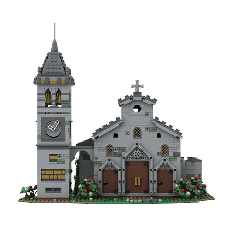 MOC - 148070 Medieval Cathedral Klemmbausteine - LesDiy - Klemmbausteine