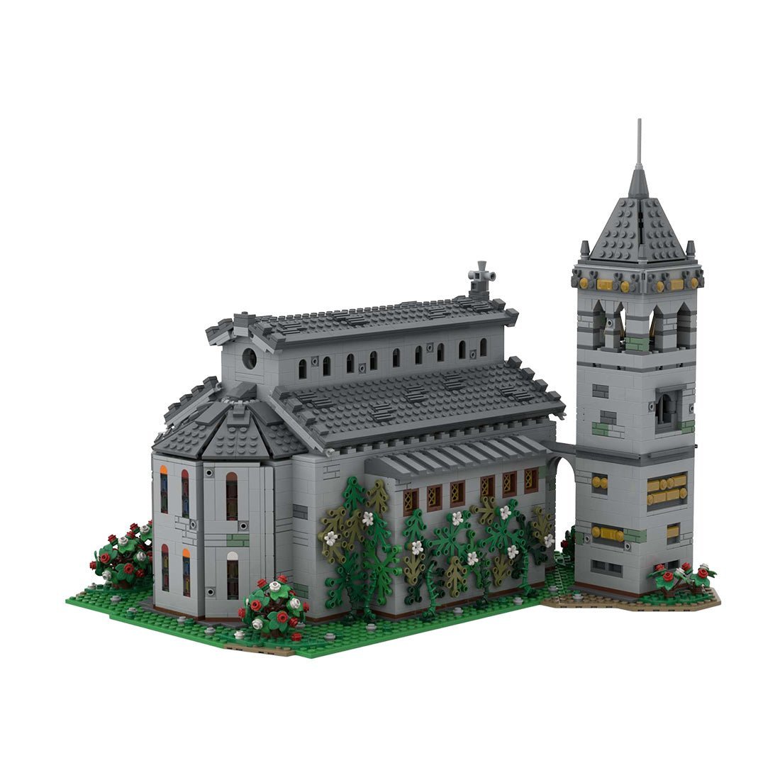 MOC - 148070 Medieval Cathedral Klemmbausteine - LesDiy - Klemmbausteine