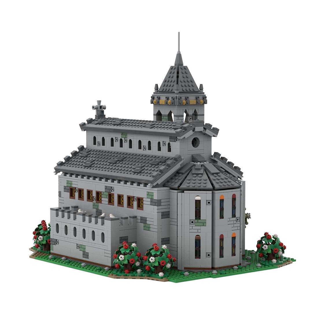 MOC - 148070 Medieval Cathedral Klemmbausteine - LesDiy - Klemmbausteine