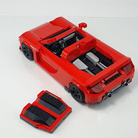 MOC - 148117 Porsche Carrera GT [V2](Red) Klemmbausteine - LesDiy - Klemmbausteine