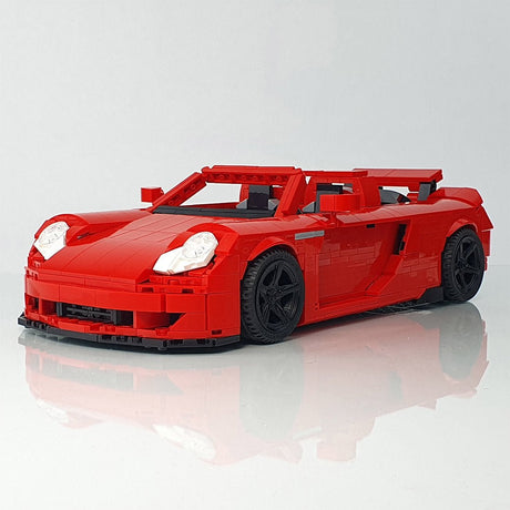 MOC - 148117 Porsche Carrera GT [V2](Red) Klemmbausteine - LesDiy - Klemmbausteine