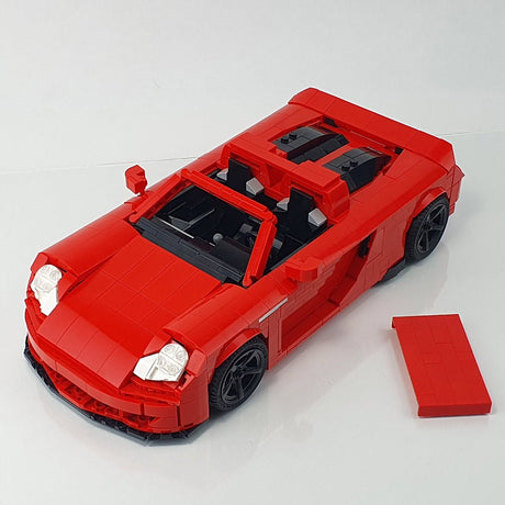 MOC - 148117 Porsche Carrera GT [V2](Red) Klemmbausteine - LesDiy - Klemmbausteine