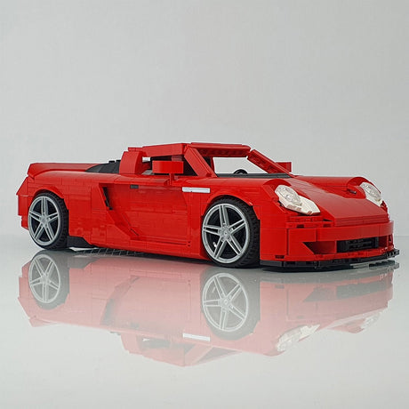 MOC - 148117 Porsche Carrera GT [V2](Red) Klemmbausteine - LesDiy - Klemmbausteine