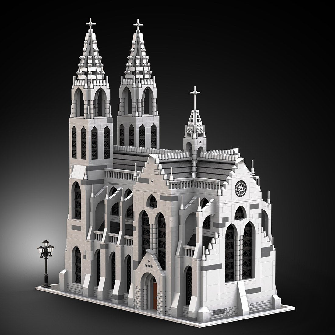 MOC - 148170 Gothic Cathedral Klemmbausteine - LesDiy - Klemmbausteine