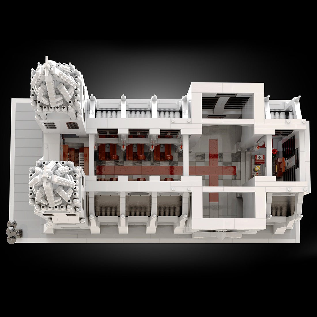 MOC - 148170 Gothic Cathedral Klemmbausteine - LesDiy - Klemmbausteine