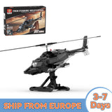 MOC - 149250 MOCturnal AIRWOLF Bell 222 Klemmbausteine (Übersee - Lagerlieferung) - LesDiy - Klemmbausteine