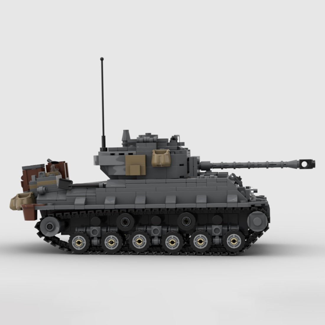 MOC - 150790 M4A3E8 Sherman Easy Eight Klemmbausteine - LesDiy - Klemmbausteine