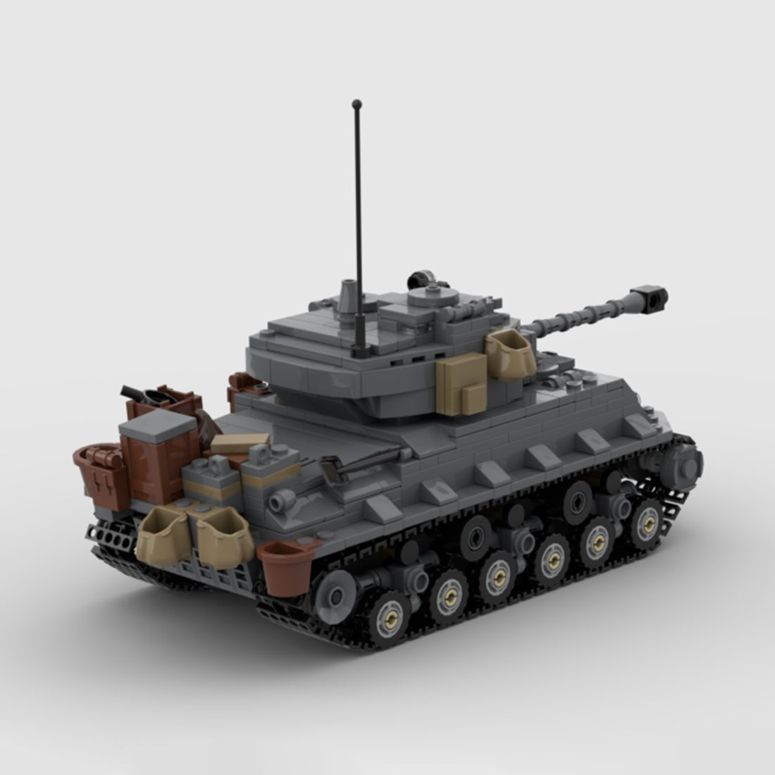 MOC - 150790 M4A3E8 Sherman Easy Eight Klemmbausteine - LesDiy - Klemmbausteine